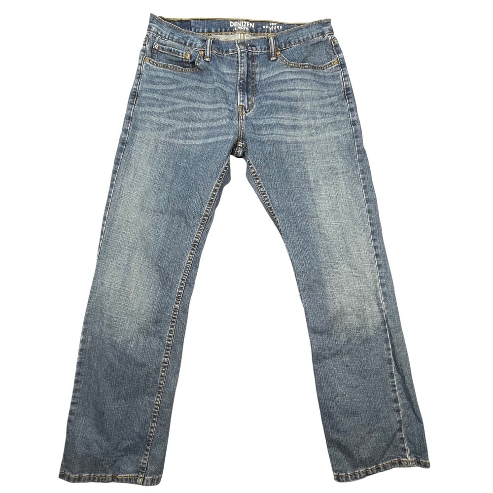 Denizen Blue 285 Relaxed Fit Stretch Denim Jeans Mens 33x32